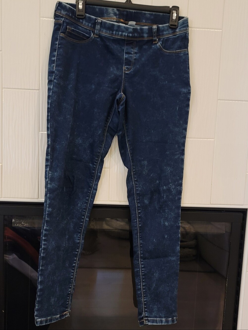 Womens Route 66 Acid-Wash Skinny Jeans Size 28